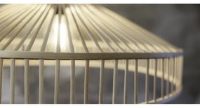 Lustră pe cablu Markslöjd 108783 TAPA 1xE27/40W/230V bej/bambus