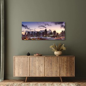 Tablou - zgârie norii unui oraș mare (120x50 cm)