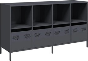 vidaXL Dulap, antracit, 135x39x73,5 cm, oțel laminat la rece