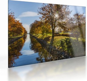 Tablou pe sticlă cu canal de apă (70x50 cm)