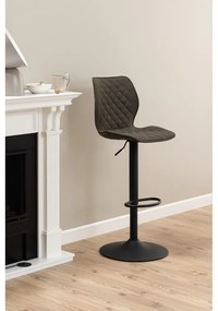 Scaune de bar verde-închis rotative 2 buc. 116 cm Naomi – Actona