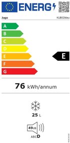 Jago Ladă frigorifică electrică 2 în 1, 25 l, albastru