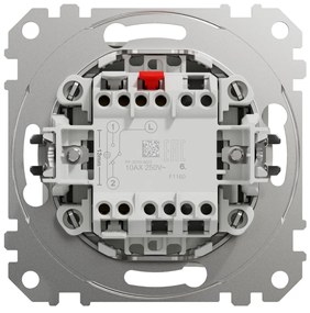 Intrerupator cap scara, 10A, IP20, Alb, Schneider Sedna Design