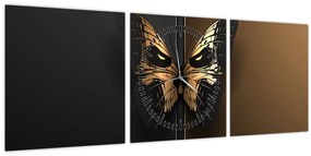 Tablou - Fluturele morții (cu ceas) (90x30 cm)