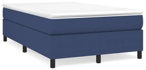 3120852 vidaXL Cadru de pat, albastru, 120 x 200 cm, material textil