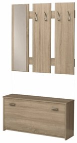 Mobilier pentru hol Lada 92 cm stejar sonoma