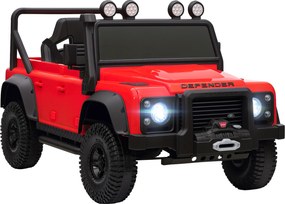 AIYAPLAY Mașină Electrică pentru Copii 3-5 Ani Land Rover 12V și Telecomandă Roșu | Aosom Romania