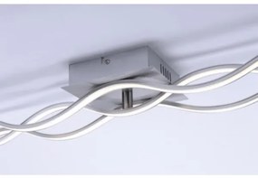 Lustră LED aplicată WAWE LED/28W/230V crom mat Leuchten Direkt 15166-55