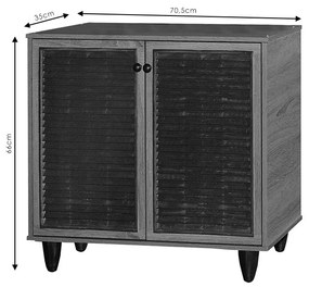 Dulap pantofi Ronan culoarea nuc 70.5x35x.66cm