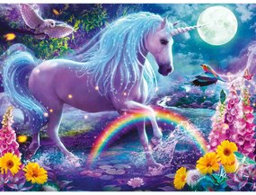 PUZZLE CU SCLIPICI UNICORN, 100 PIESE - RAVENSBURGER (RVSPC12980)