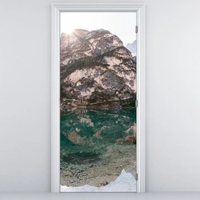 Fototapet pentru ușă - Lac Montan (95x205cm)