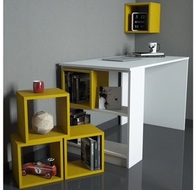 Masă PC Babar (Alb + Galben). 1088233