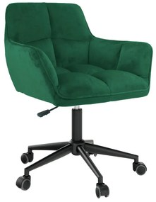 Fotoliu birou Hagris (smaragd + negru) . 1116358
