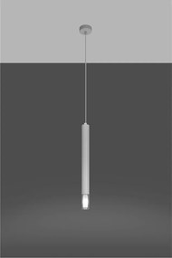 Lustră albă din metal ø 8 cm Vittoria – Sollux