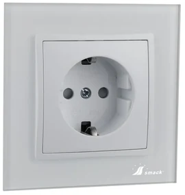 Priza Rama Sticla Elit'S, SF8010fkw ,Protectie Copii ,16A.Ip20,alba