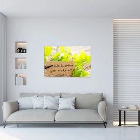 Tablou - Citat (90x60 cm)