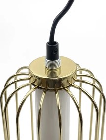 Lustră LED suspendată pe cablu BONNIE 10W/230V 3000K auriu