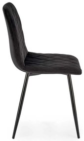 Scaun de bucătărie Sadie, negru