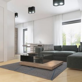 Lampă spot HADAR R2 2xGU10/10W/230V negru