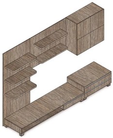 Mobilier living Harmonal (maro). 1121025