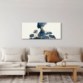 Tablou - Profil de femeie din marmură (120x50 cm)