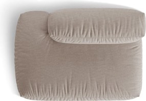 Modul pentru canapea modulară bej (cu colț pe partea stângă ) Martina – Micadoni Home