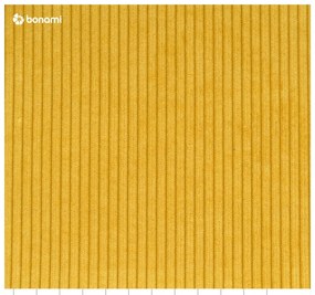 Canapea variabilă cu tapițerie din catifea reiată Karup Design Folk Raw/Honey