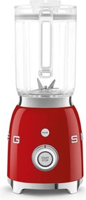 Blender Smeg BLF03RDEU, 800 W, 1,5 l, 18 000 rpm, 4 programe, 4 viteze + Impuls, Otel inoxidabil, Rosu