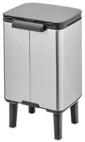 Coș de gunoi argintiu mat din oțel 4 l Bo Hi – Brabantia