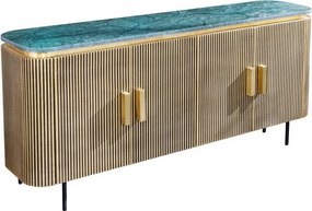 Comoda design retro cu blat din marmura Veneziano 160cm