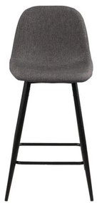 Set 2 scaune Actona Wilma, gri închis