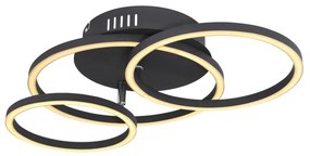 Plafoniera LED moderna design circular KENDY 30W negru