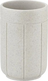 Suport pentru periuța de dinți crem din polirășină Kua – Blomus