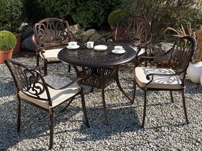 Masă de grădină ANECO (maro închis) (pentru 4 persoane). 1022673
