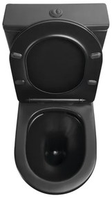 Sapho - WC combinat PACO, ceramică, negru