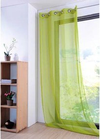 STOF Perdea colorată MONNA verde, 135 x 260 cm set 2 buc