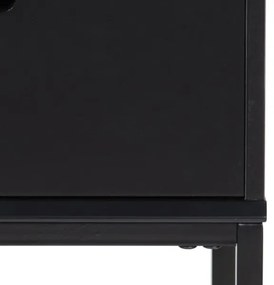 Noptieră CARLY antracit, design modern și finisaj elegant