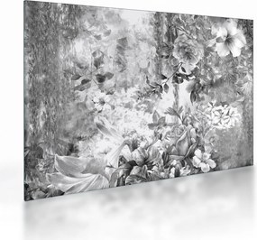 Tablou pe sticlă - Grădină romantică (70x50 cm)