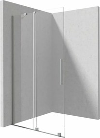 Paravan de dus Walk-in Deante Prizma crom periat 120x195 cm