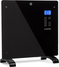 Klarstein Norderney, încălzitor convențional, termostat, temporizator, 1000 W, 20 m², negru