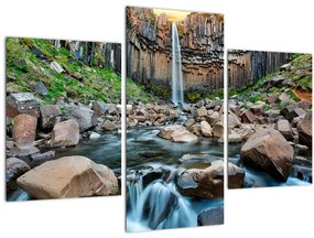 Tablou - Cascada Svartifoss, Islanda (90x60 cm)