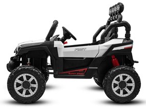 Mașină electrică Baby Mix Buggy Road 4 x 4,alb