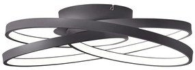 Plafonieră LED Brilliant LABYRINTH LED/40W/230V d. 39,5 cm negru