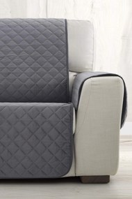 Husă de catifea pentru canapea cu trei locuri Velvet gri gri-inchis 160x50 cm