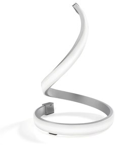 Veioza LED design modern minimalist NUR argintie crom