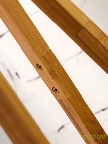 Lampadar realizat din materiale naturale, durabile si ecologice, KILIMANJARO/F albastru