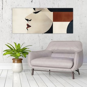 Tablou - Femeie din profil (120x50 cm)