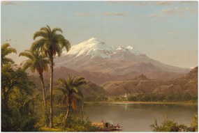 Tablou - Frederic Edwin Church, Tamaca Palms, reproducere (90x60 cm)