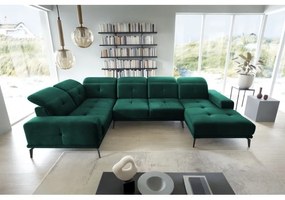Colțar Neviro 350cm verde