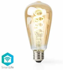 Bec WiFi Smart LED cu filament, E27, ST64, 5.5W, 350 lm, 1800-6500K